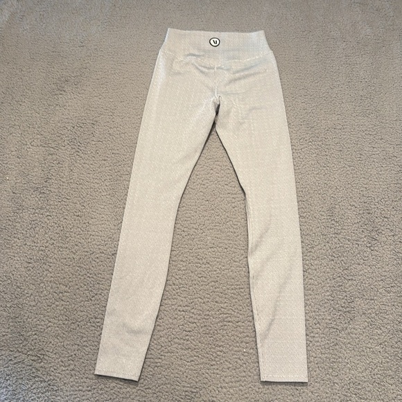 Vuori Women’s Ribbed Textured High Waisted Stretch Leggings Pants Size XS - Picture 5 of 9